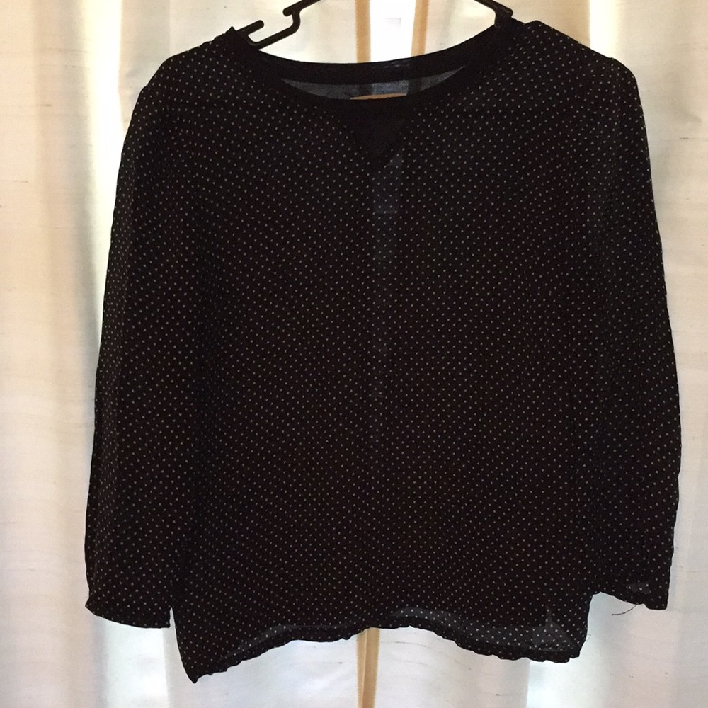 Madewell Heart Print Blouse